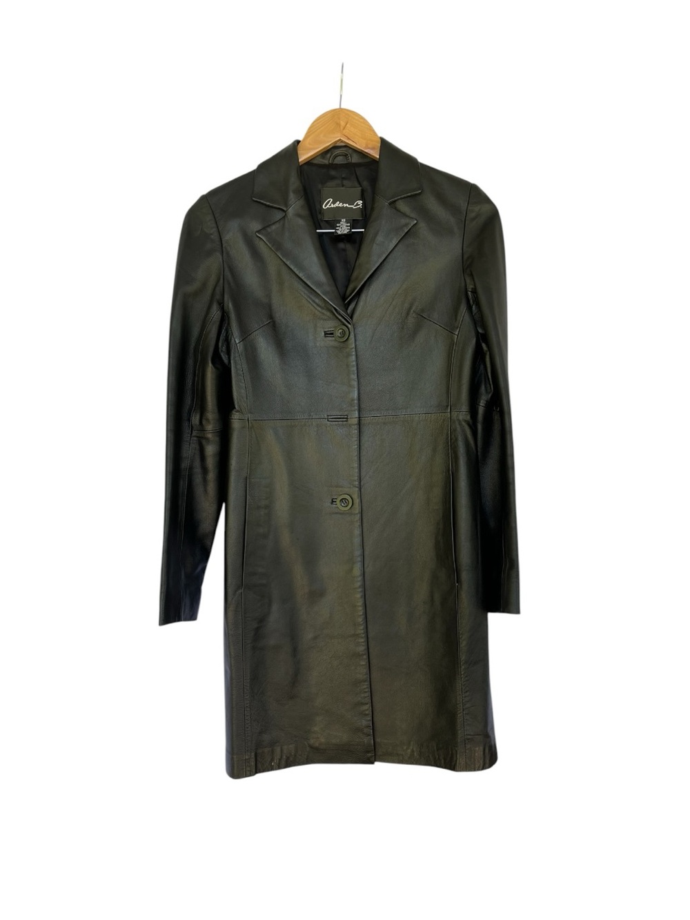 Vintage Y2K Arden B Black Leather Jacket XS